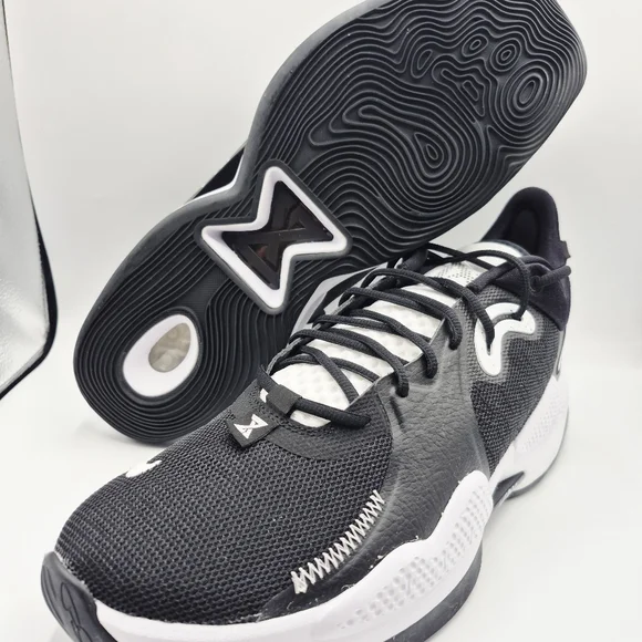 Size 15-Nike Paul George PG 5 TB Team Black White DM5045 001 Basketball Shoes